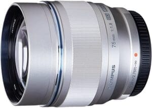 Olympus M.Zuiko Digital ED 75mm f/1.8 Lens [Silver]