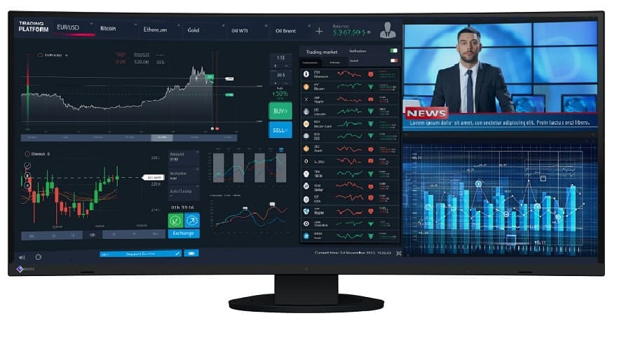 EIZO FlexScan EV3895 37.5″ (Δώρο 45' online calibration support)