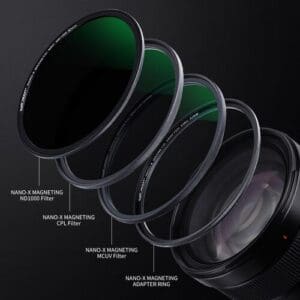 Alternative view of K&F Concept 77mm Magnetic UV, Circular Polarizer & ND1000 Waterproof,Scratch-Resistant,Anti-reflection Filter Kit With Case