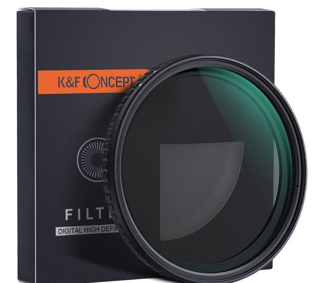K&F Concept 82mm Nano-X, Green Coated, Waterproof, Anti-Reflection Variable Fader ND2-ND32 Filter