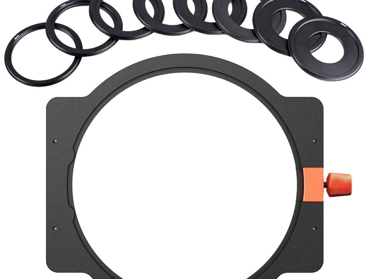 K&F Concept Square Filter Holder Aluminum Filter Holder With 49-82mm Adapter Rings(SKU.1812)
