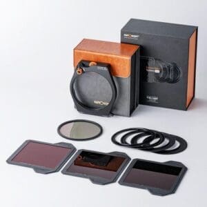 Alternative view of K&F Concept X PRO Square Filter Holder System (95mm CPL+Square ND8/64/1000+4 Adapter Rings) SKU.1877