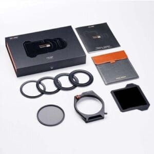 Alternative view of K&F Concept X PRO Square Filter Holder System (95mm CPL+Square ND1000 Filter+4 Adapter Rings) SKU.1878