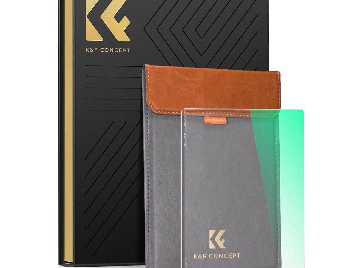 K&F Concept Black Mist 1/4 Square Filter 4"x5.65" Compatible with Matte Box (KF01.2451)