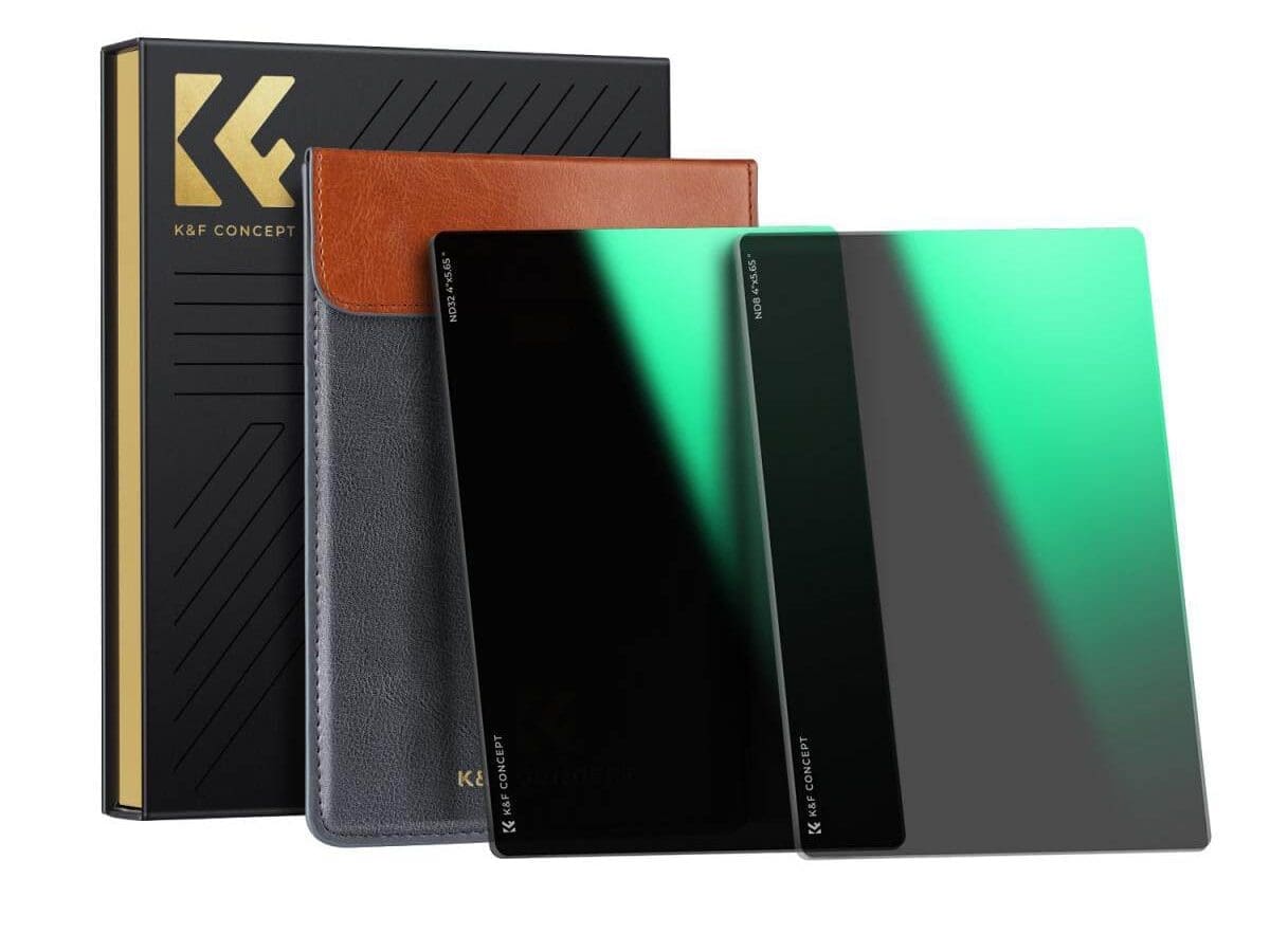 K&F Concept ND8 + ND64 Square Filter 4"x5.65" Compatible with Matte Box (SKU.2079)