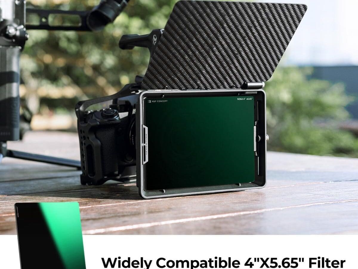 Alternative view of K&F Concept ND8 + ND64 Square Filter 4"x5.65" Compatible with Matte Box (SKU.2079)