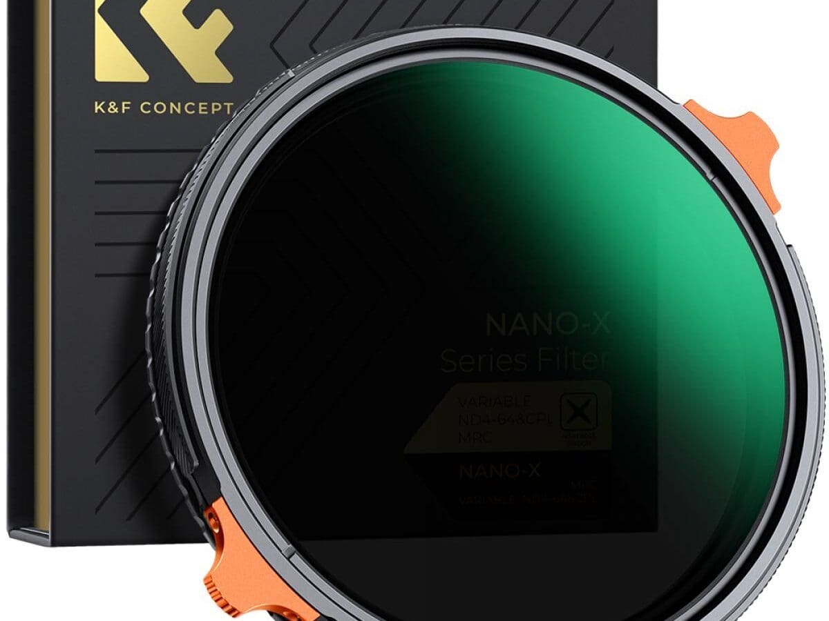 K&F Concept 77mm Nano-X Variable ND4-ND64 and Circular Polarizing Filter