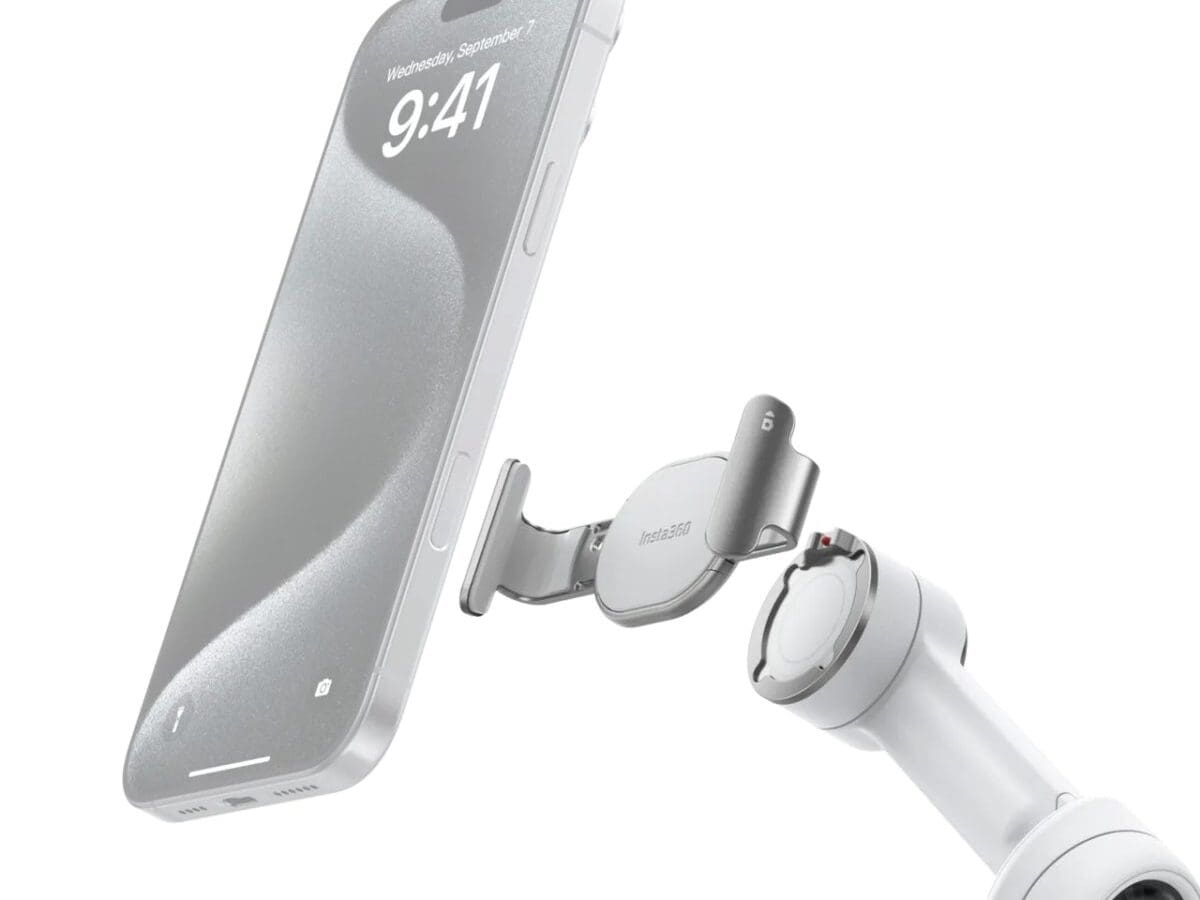 Alternative view of Insta360 Flow 2/Flow 2 Pro Magnetic Phone Clamp (Grey)
