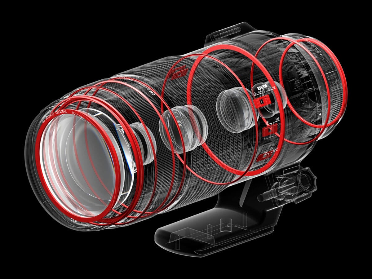 Alternative view of Olympus M.Zuiko Digital ED 100-400mm Lens F5.0-6.3 IS II / EZ-M1040 black