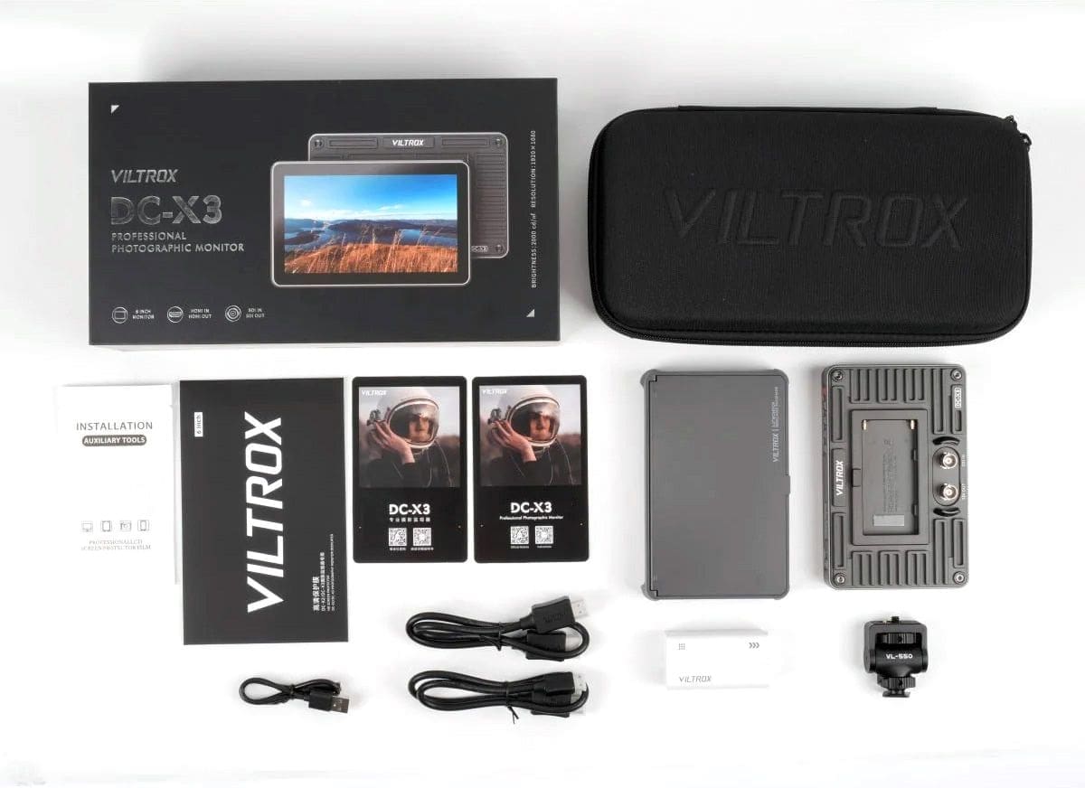Viltrox DC-X3 KIT 6" Full HD HDMI/SDI On-Camera Monitor With Cage - Image 4