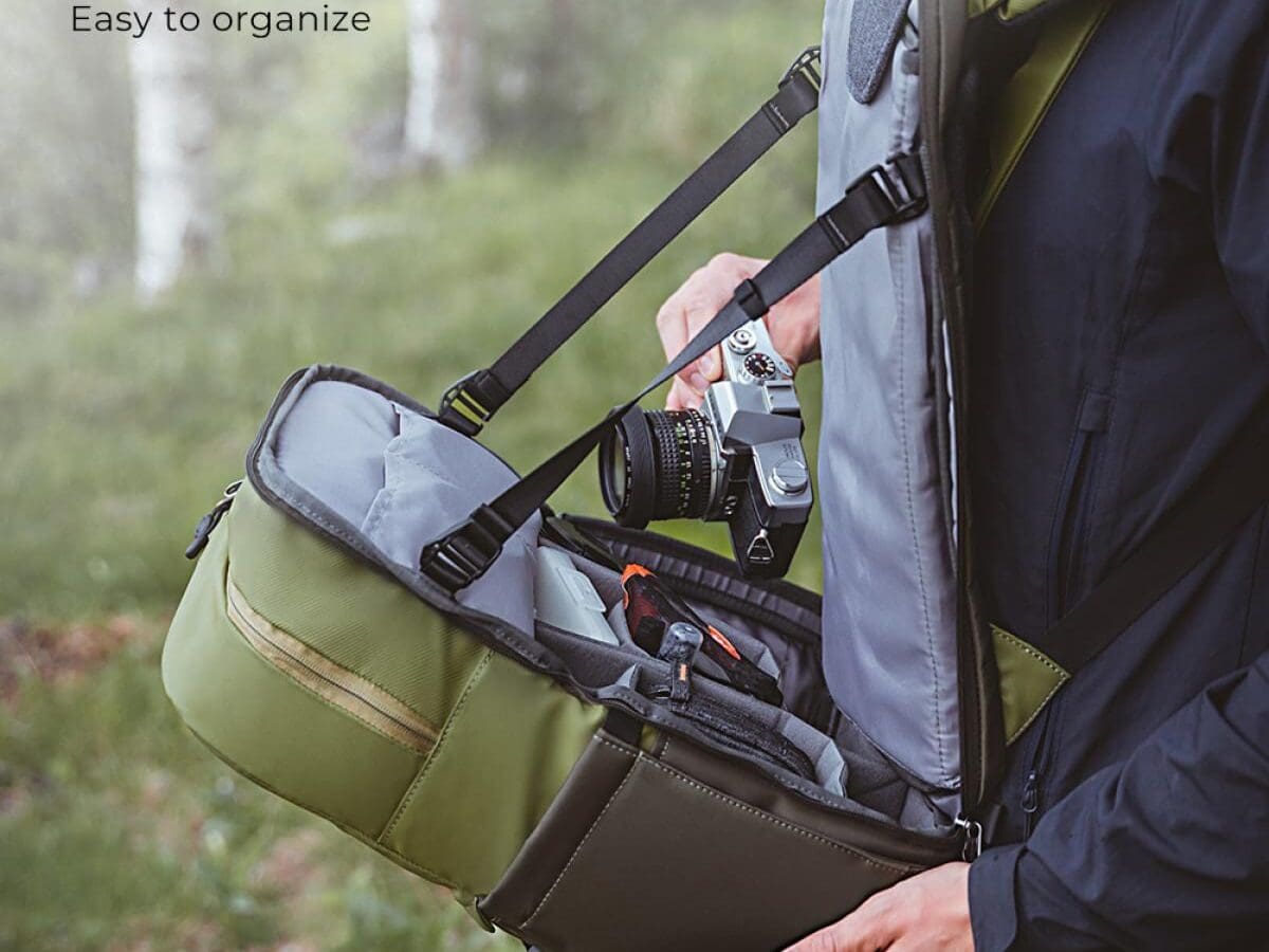 Alternative view of K&F Concept KF13.087AV2 Beta Photography Backpack (Green)