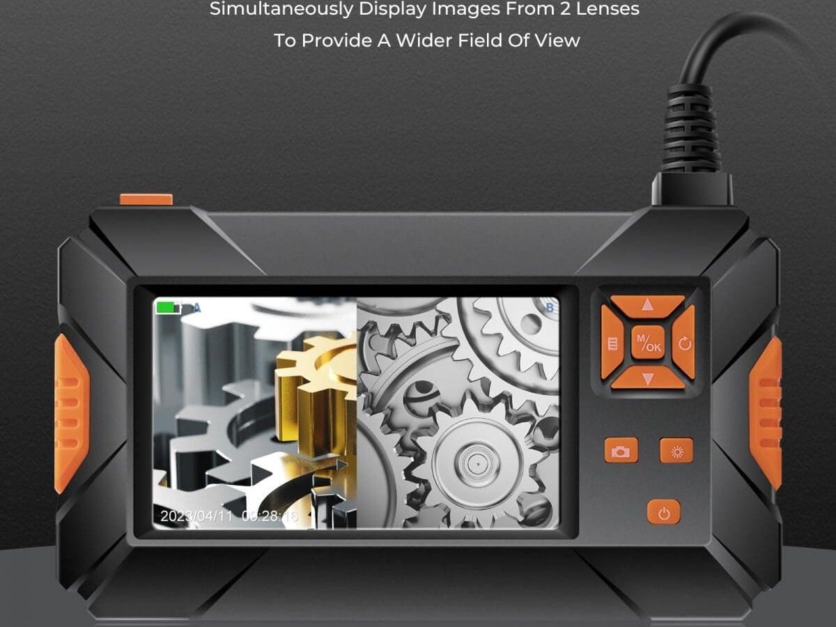 Alternative view of K&F Concept P130 Endoscope Camera 1080P with 4.3" IPS screen and cable 10m (GW45.0059)