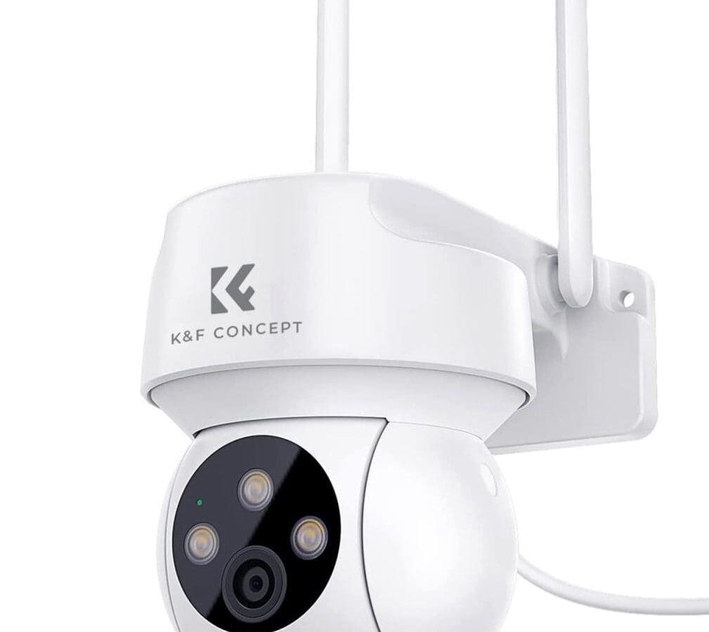 KF Concept KF50.0006AEU Wi-Fi Security Camera 2K 2304x1296, 3MP, Wateproof IP66, Motion Detection
