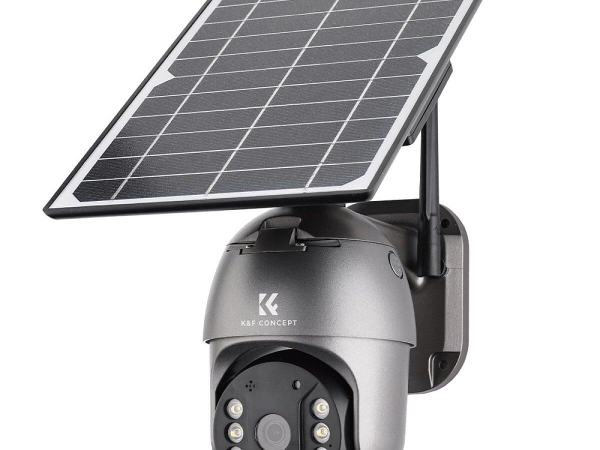 KF Concept KF50.0009AEU 4G LTE Security Camera 2K, Wateproof IP66, Motion Detection PIR, 10400mAh Built in Battery