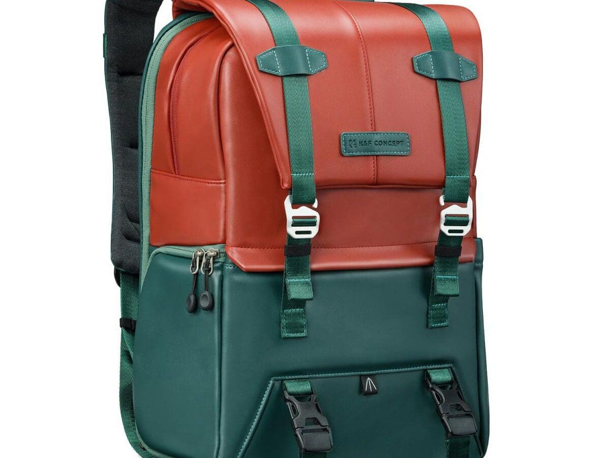 K&F Concept KF13.087AV8 Beta Photography Backpack (Vintage Red+Dark Green)