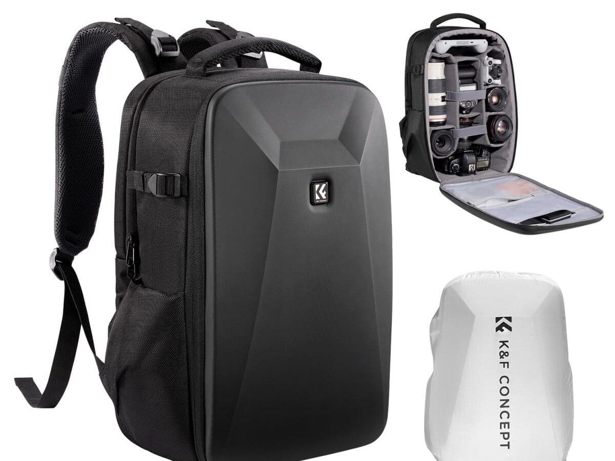 K&F Concept KF13.134 Hardshell Camera Backpack 22L Black