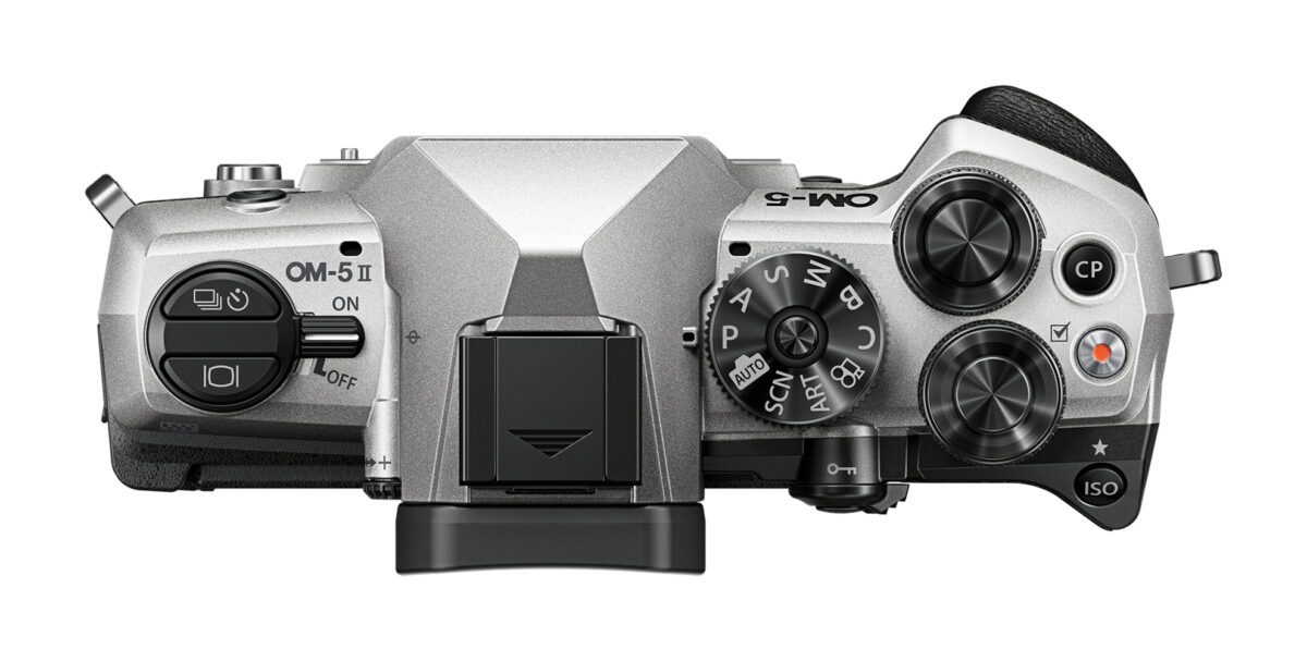Olympus OM-5 II body silver, BLS-50 Battery, Eyecup, USB Connection Cable, Shoulder Strap - Image 6
