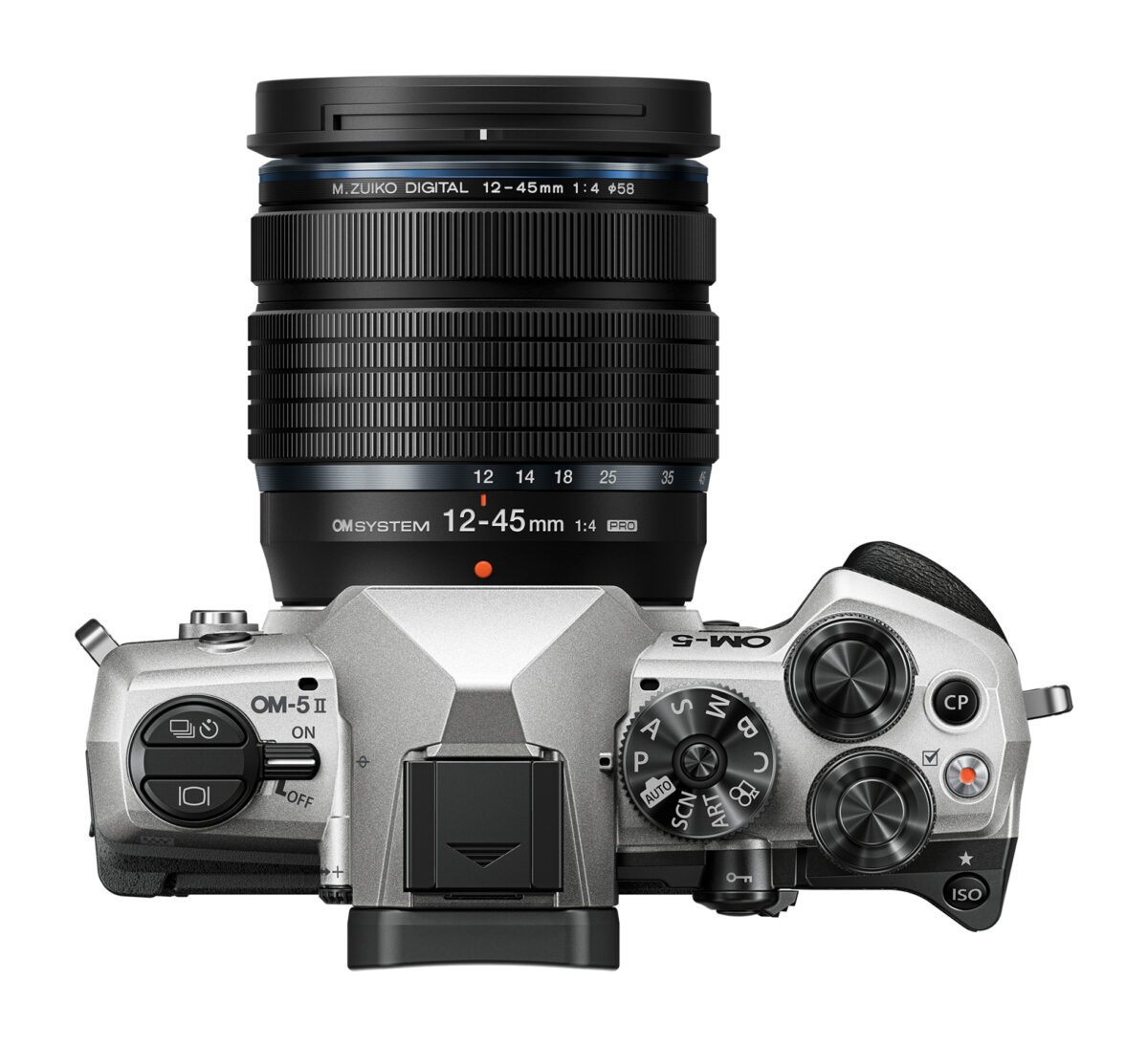 Olympus OM-5 II 1245 Kit silver, OM-5 II body silver, M.Zuiko Digital 12-45mm F4 PRO lens Black - Image 2