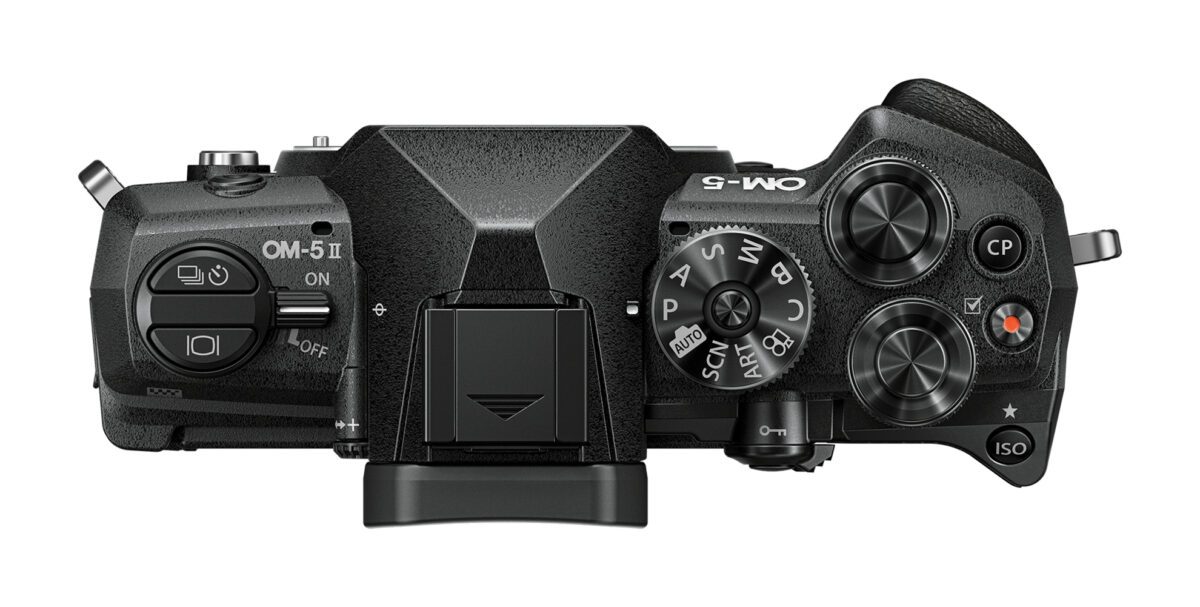 Olympus OM-5 II body black, BLS-50 Battery, Eyecup, USB Connection Cable, Shoulder Strap - Image 3