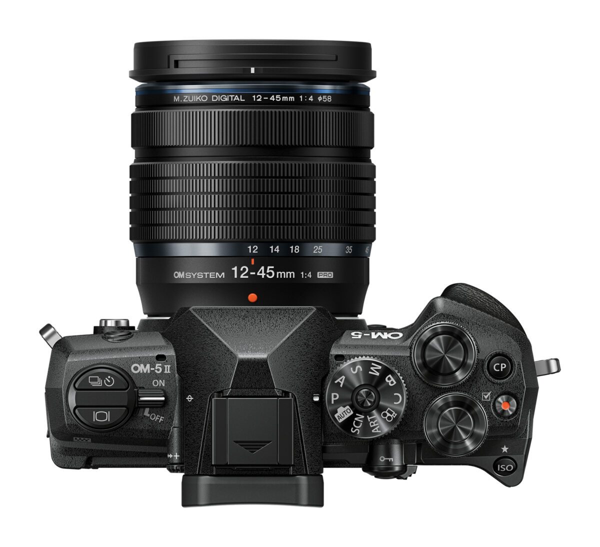 Olympus OM-5 II 1245 Kit black, OM-5 II body black, M.Zuiko Digital 12-45mm F4 PRO lens black,BLS-50 - Image 2