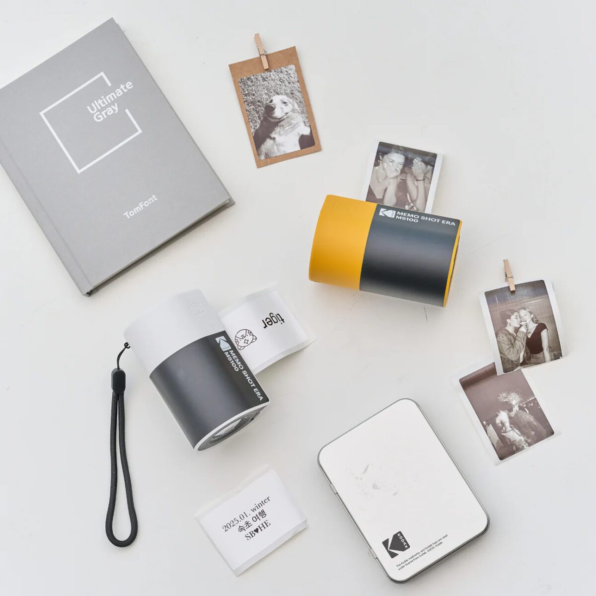 Kodak Memo Shot ERA - 2-in-1 Instant Camera and Photo label Printer + one Roll, Yellow - Image 7