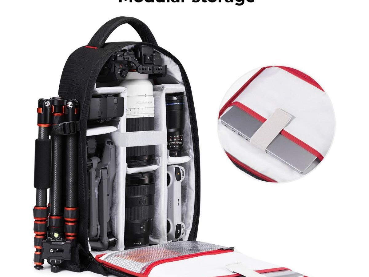 Alternative view of K&F Concept Nature Wander 05 Camera Backpack 18L Black (KF13.151)