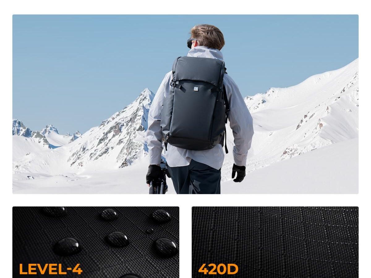 Alternative view of K&F Concept Star Wander 01 Camera Backpack 30L Black (KF13.206V1)