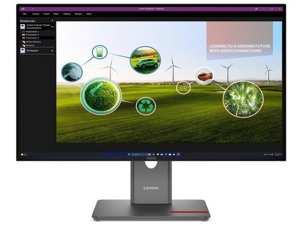 LENOVO Monitor ThinkVision P27Q-40 27'' QHD IPS, HDMi,Display Port, USB, Height adjustable,3YearsW