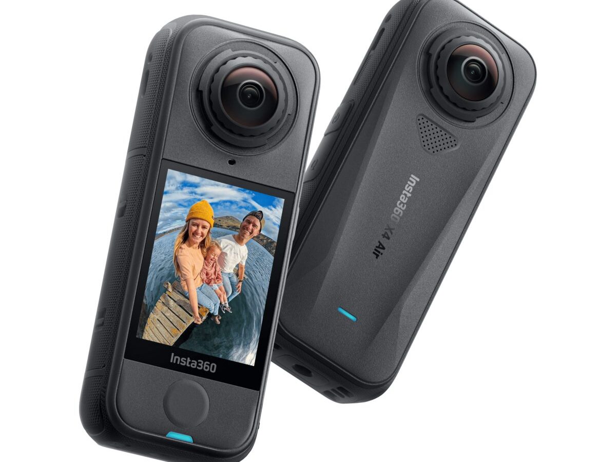 Alternative view of Insta360 X4 Air Starter Bundle - Lightweight 8K 360 AI ActionCam Selfie stick, 2x battery, lens cap