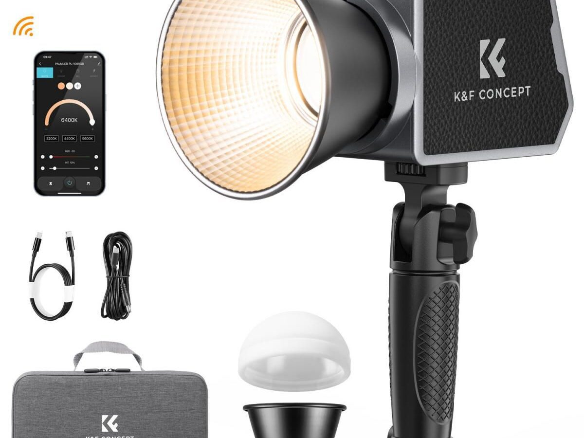 K&F Concept PL-60B LED Φωτιστικό 2800-6500K με Ενσωματωμένη Μπαταρία 4500mAh (KF34.045)