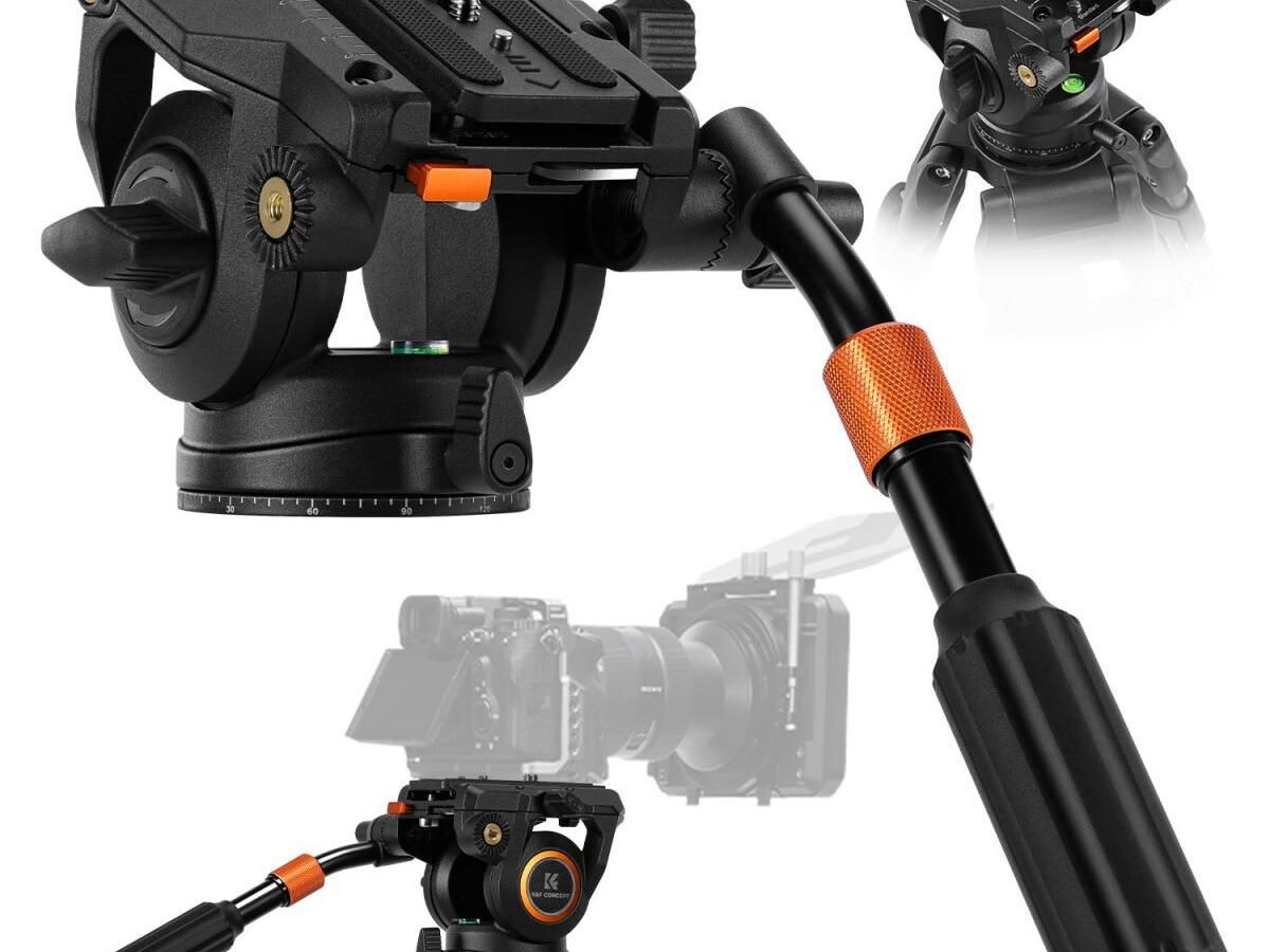 K&F Concept BV40 Video Fluid Tripod Head (KF31.124)