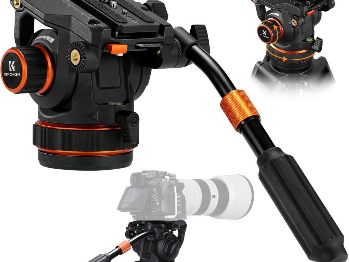 K&F Concept BV60 Pro Video Fluid Tripod Head (KF31.126)