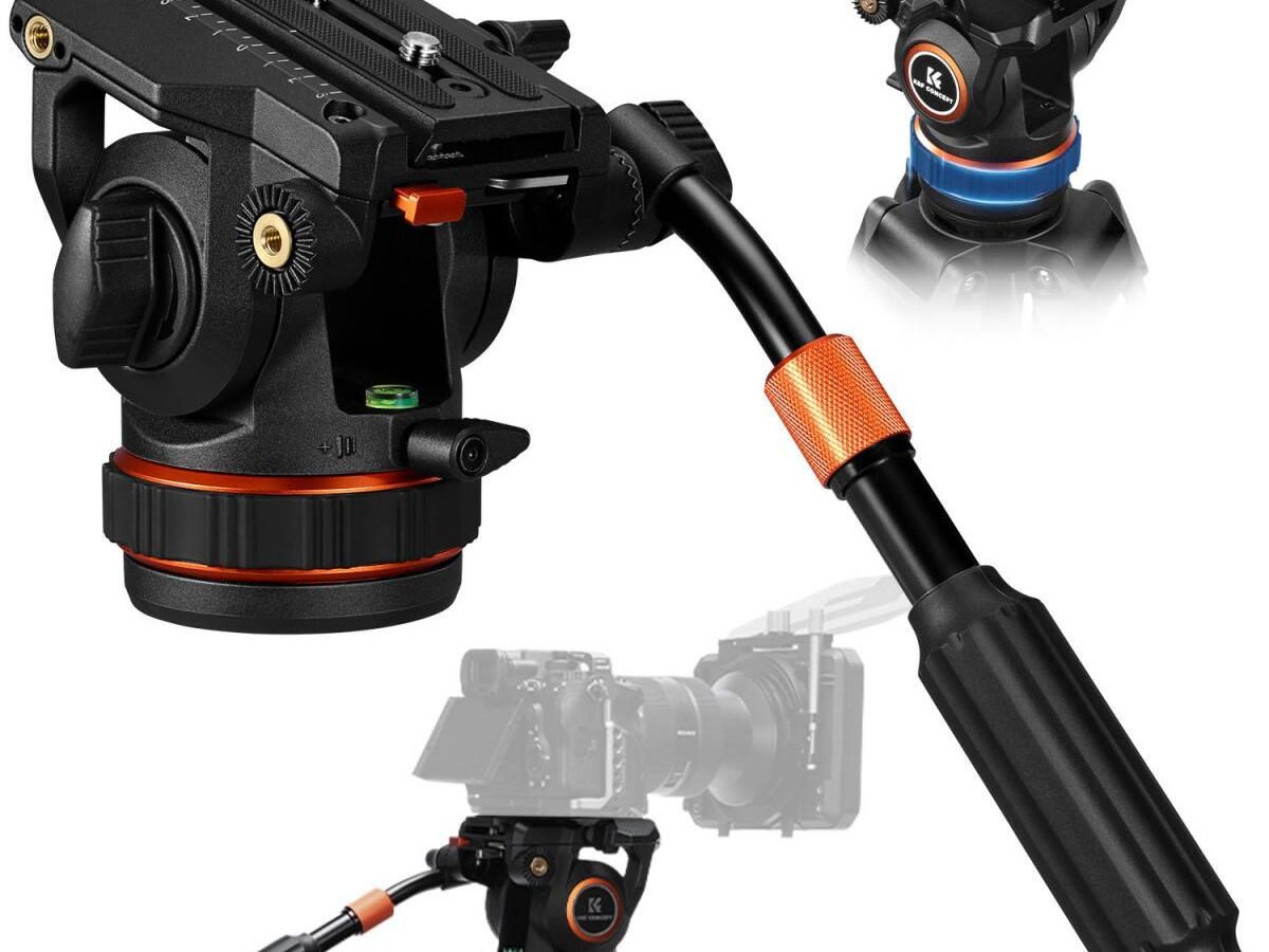 K&F Concept BV50 Video Fluid Tripod Head (KF31.125)