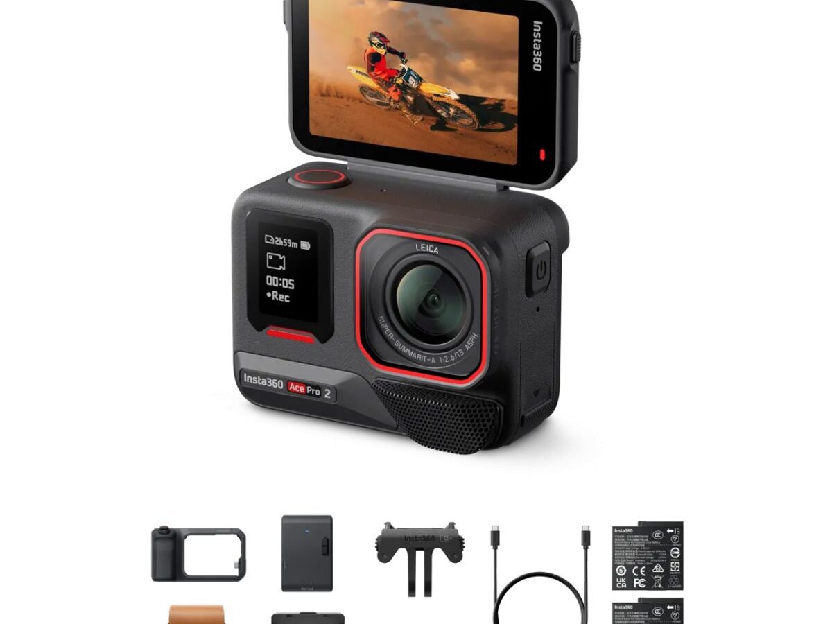 Insta360 Ace Pro 2 Flash Print Bundle Action Camera - With pocket printer, prints instantly