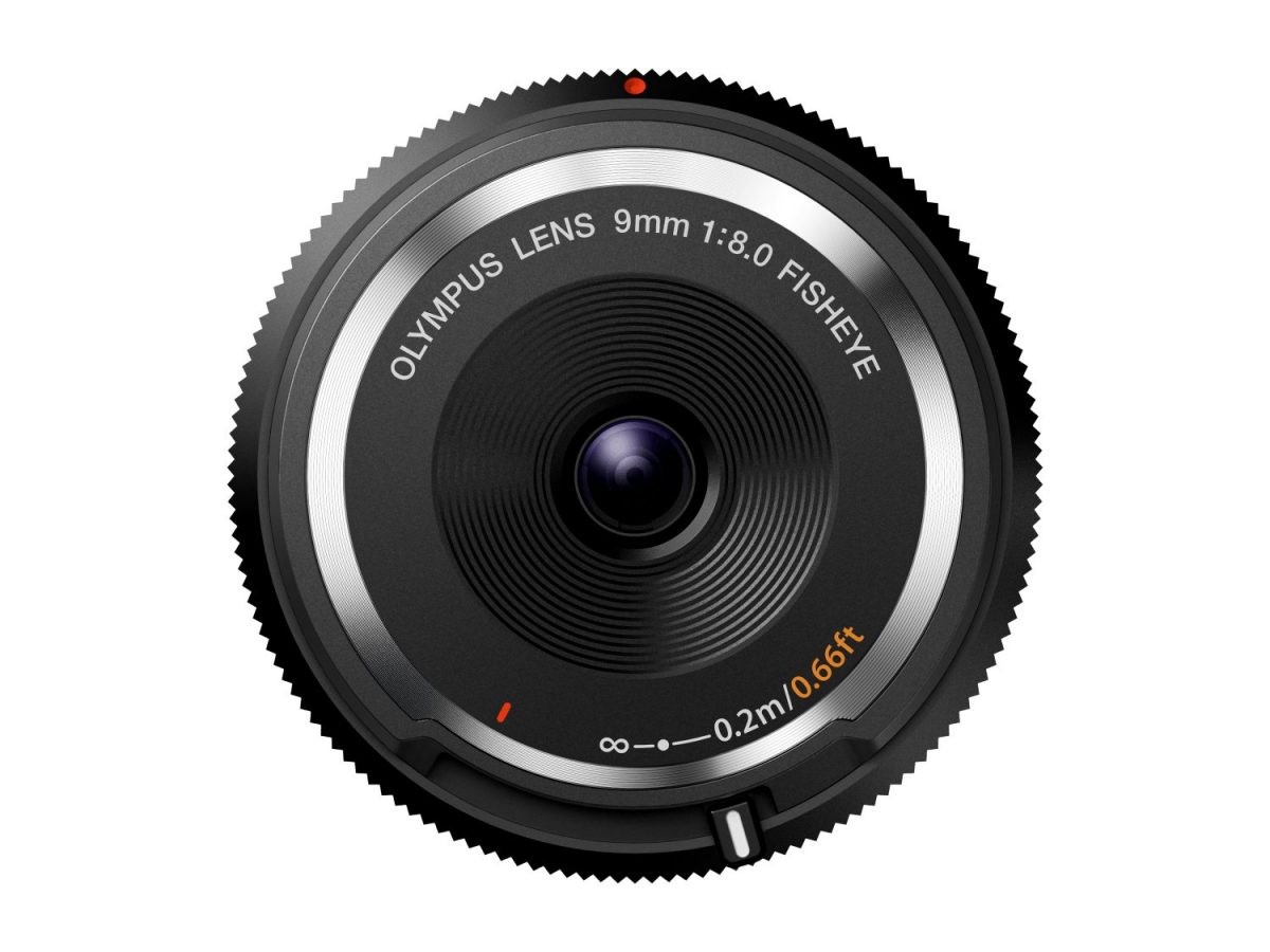 Alternative view of Olympus (OM-System) 9mm 1:8.0 FISHEYE BLACK BODY CAP LENS (BCL-0980) Lense Micro FT