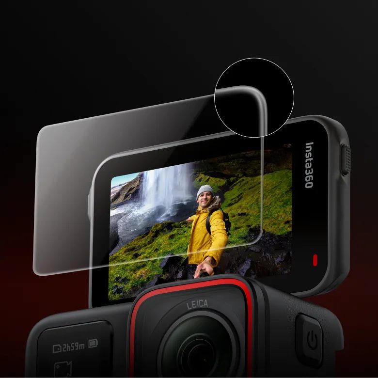 Alternative view of Insta360 Ace Pro/Ace Pro 2 Screen Protector