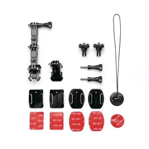 Alternative view of insta360 Motorcycle Helmet mount bundle - Universal for all Action Cameras