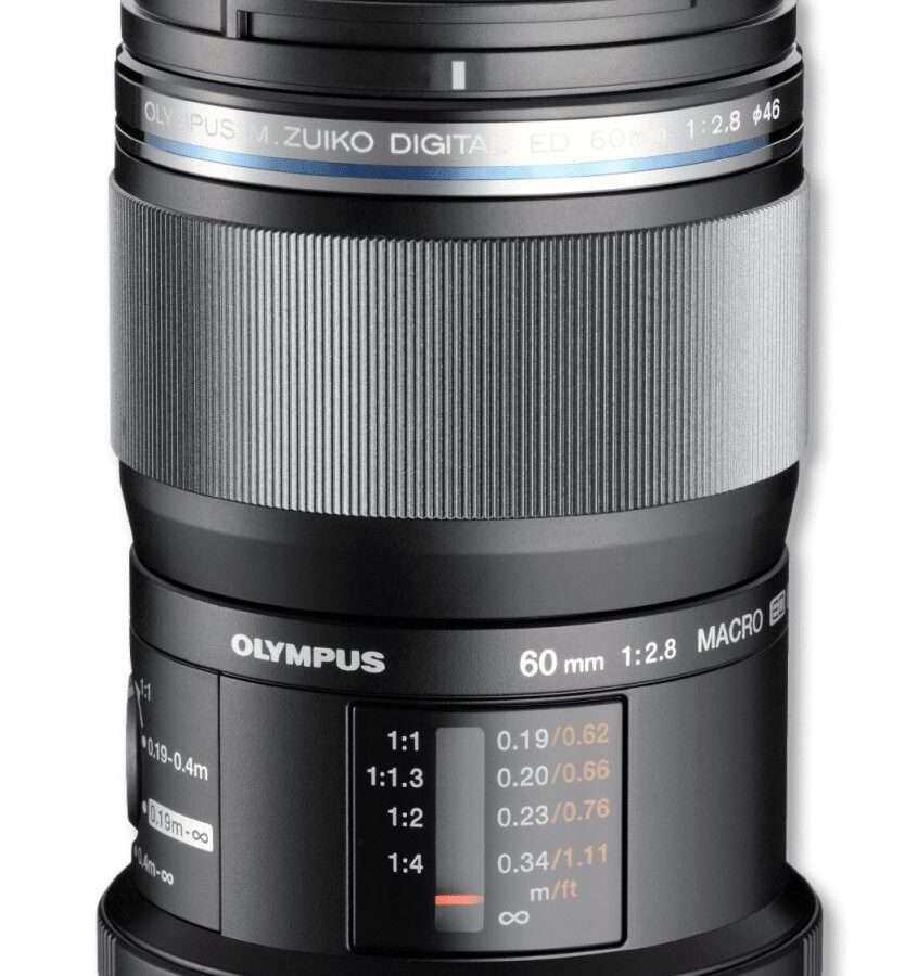 Olympus 60mm 1:2.8 MACRO BLACK M.ZUIKO DIGITAL (EM-M6028) Lense Micro FT