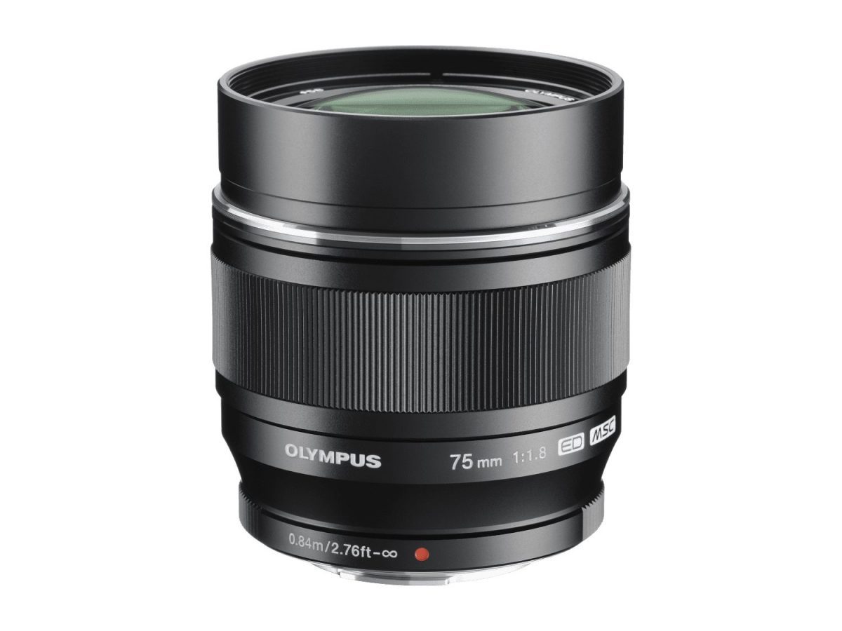 Olympus 75mm 1:1.8 BLACK M.ZUIKO DIGITAL (ET-M7518) Lense Micro FT