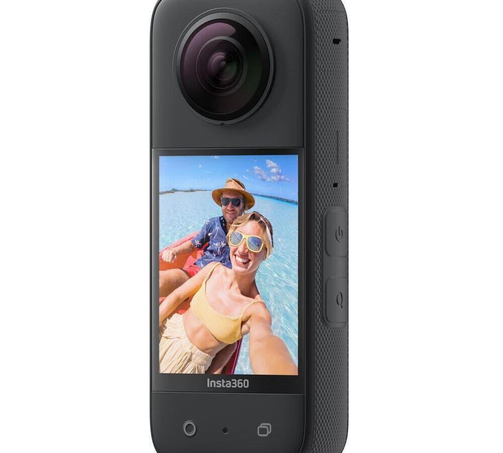 insta360 X3 - Waterproof 360 Action Camera with 1/2 48MP Sensors, 5.7K 360 Active HDR Video, 4k 72MP