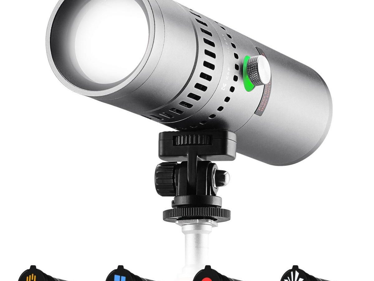 K&F Concept SP25C 4-Color Zoomable Flashlight (KF34.063)