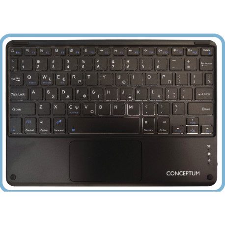 Conceptum BTOUCH-301GR Bluetooth Keyboard με touchpad