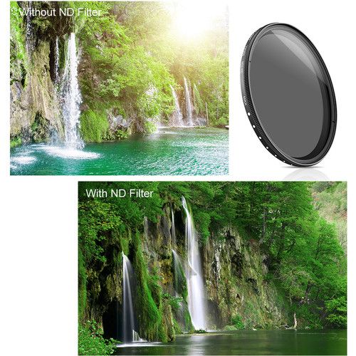 Alternative view of K&F Concept 37mm Variable Fader ND2-ND400 Filter