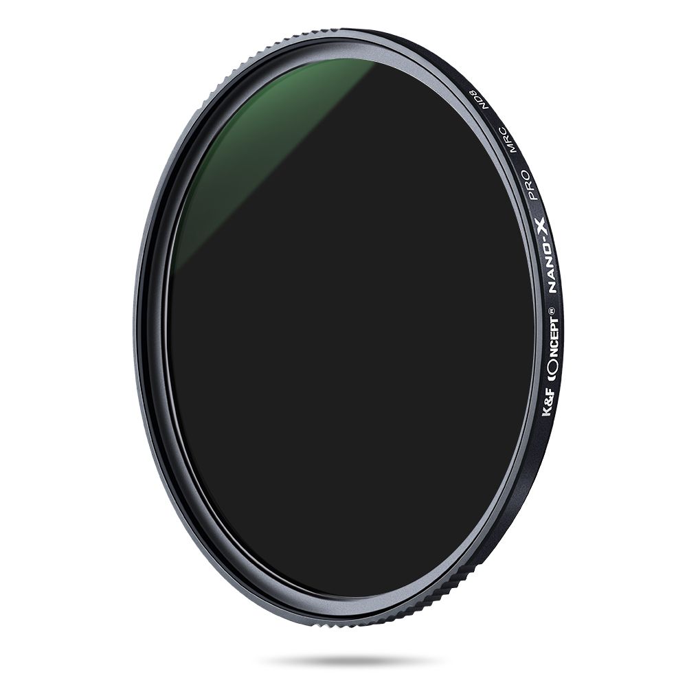 K&F Concept 82mm Nano-X ,Green Coated,Waterproof, Scratch-Resistant, Anti-Reflection ND8 Filter - Image 2