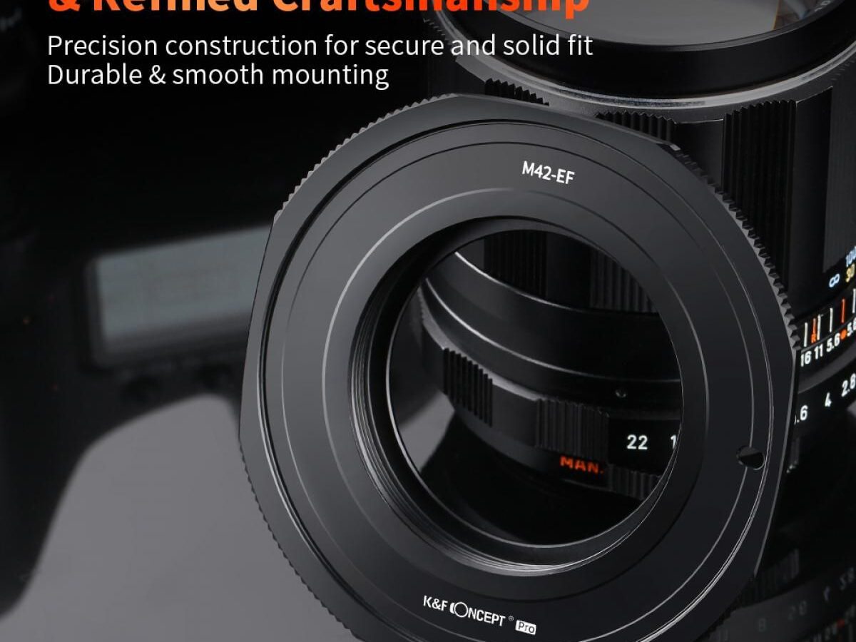 Alternative view of K&F M10135 High-Precision Lens Adapter Ring  M42-EOS KF06.444