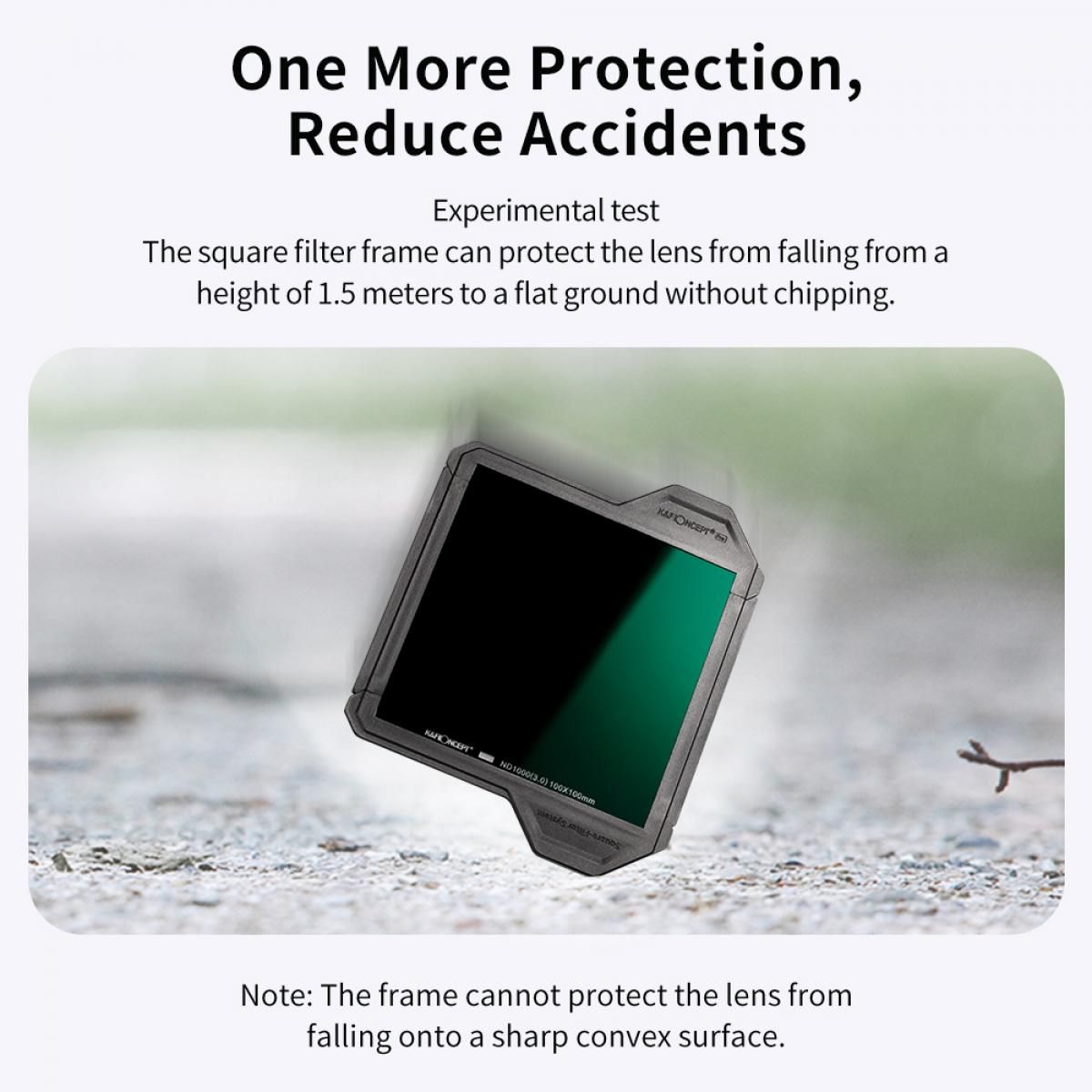 K&F Concept 100x100mm Filter Protection Frame 2 Pack - Nano X Pro Series (KF31.038) - Image 3
