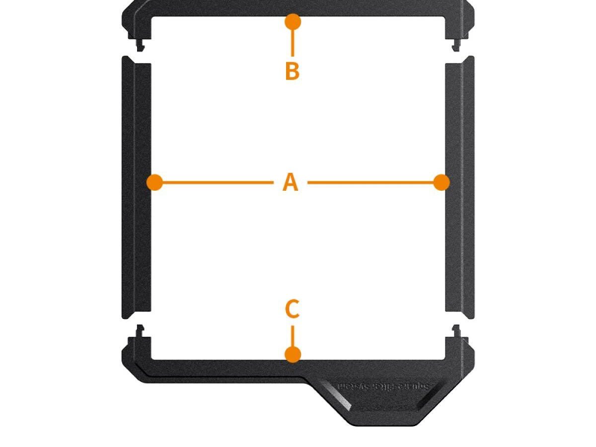 Alternative view of K&F Concept 100x100mm Filter Protection Frame 2 Pack - Nano X Pro Series (KF31.038)