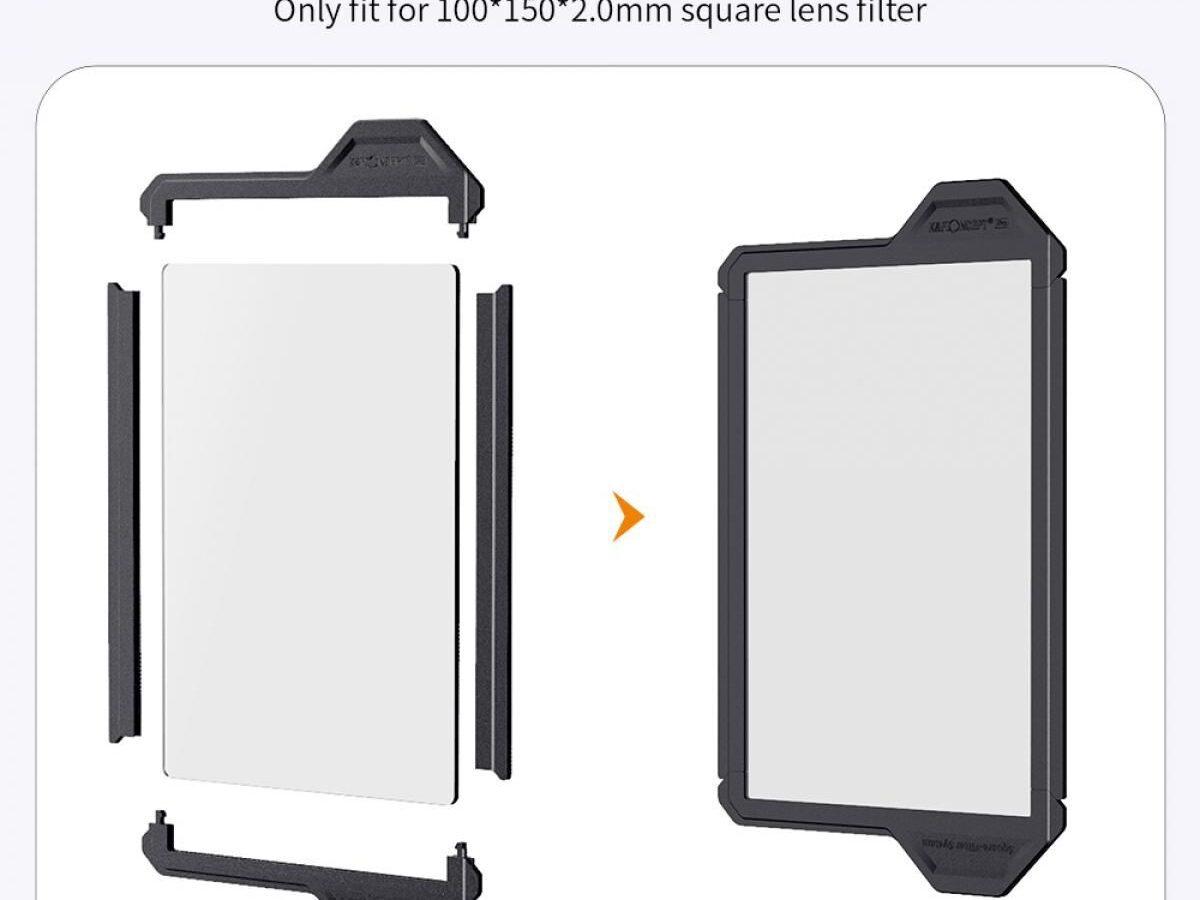 Alternative view of K&F Concept 100x150mm Filter Protection Frame 2 Pack - Nano X Pro Series (KF31.039)