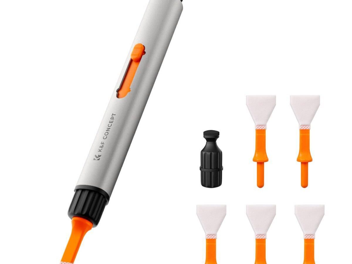 K&F Concept Replaceable Cleaning Pen Set (Cleaning Pen + Silicone Head + APS-C Cleaning Stick*6) SKU.1899