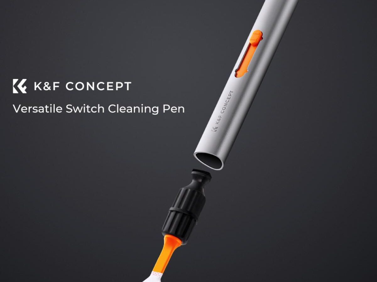 Alternative view of K&F Concept Replaceable Cleaning Pen Set (Cleaning Pen + Silicone Head 2 + Full-frame Cleaning Stick 6) SKU.1900